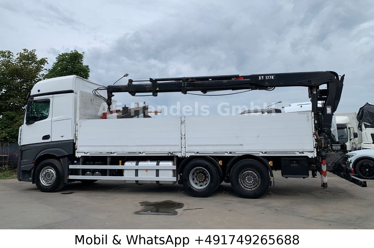 Mercedes-Benz Actros IV 2645 L LL 6x2 *Retarder/Hiab-177K-Pro - شاحنات مسطحة, شاحنة كرين: صورة 2 Mercedes-Benz Actros IV 2645 L LL 6x2 *Retarder/Hiab-177K-Pro - شاحنات مسطحة, شاحنة كرين: صورة 2