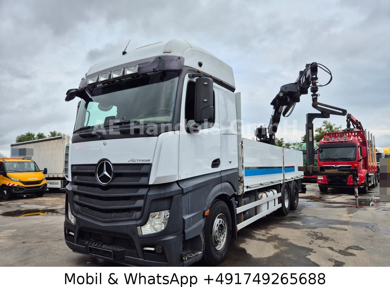 Mercedes-Benz Actros IV 2645 L LL 6x2 *Retarder/Hiab-177K-Pro - شاحنات مسطحة, شاحنة كرين: صورة 1 Mercedes-Benz Actros IV 2645 L LL 6x2 *Retarder/Hiab-177K-Pro - شاحنات مسطحة, شاحنة كرين: صورة 1