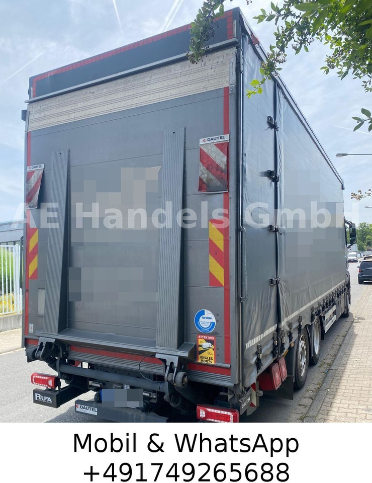 Mercedes-Benz Actros V 2540 L *Hubdach/Lenk+Lift/LBW-2,8m - شاحنة ستارة: صورة 2 Mercedes-Benz Actros V 2540 L *Hubdach/Lenk+Lift/LBW-2,8m - شاحنة ستارة: صورة 2