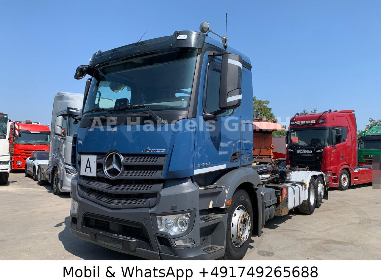 Mercedes-Benz Antos 2542 M LL *Retarder/Hiab-XR21S56/Lenk+Lift - شاحنة ذات خطاف, شاحنة كرين: صورة 1 Mercedes-Benz Antos 2542 M LL *Retarder/Hiab-XR21S56/Lenk+Lift - شاحنة ذات خطاف, شاحنة كرين: صورة 1