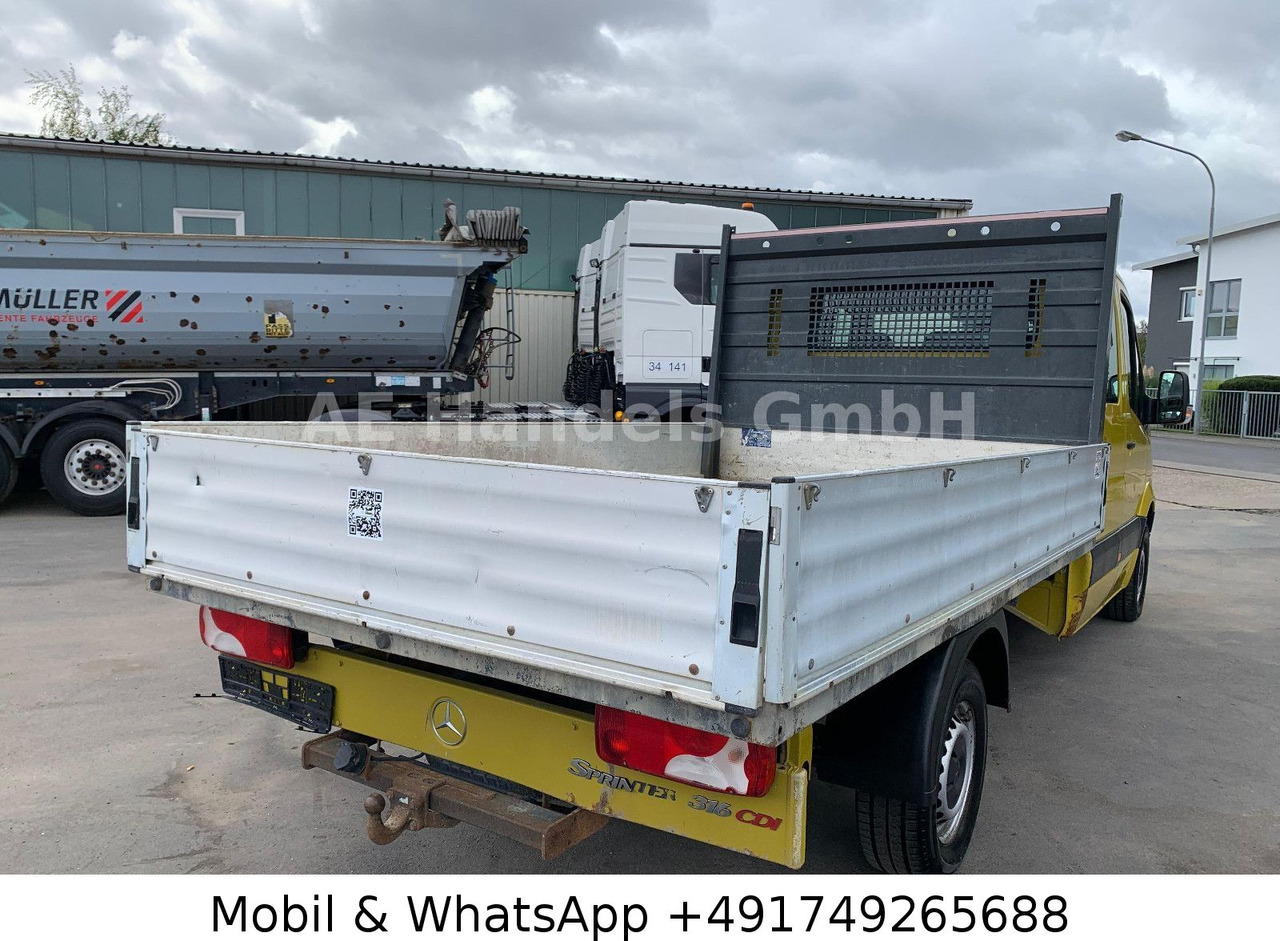 Mercedes-Benz Sprinter II Pritsche 316 CDI *Standheizung/AHK - شاحنة مفتوحة, الشاحنات الصغيرة كابينة مزدوجة: صورة 3 Mercedes-Benz Sprinter II Pritsche 316 CDI *Standheizung/AHK - شاحنة مفتوحة, الشاحنات الصغيرة كابينة مزدوجة: صورة 3
