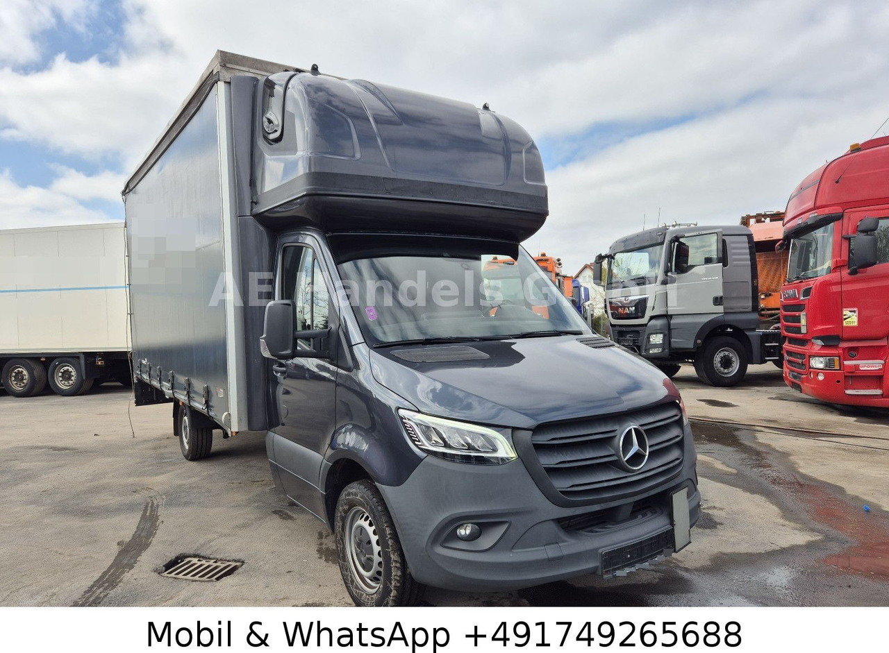 Mercedes-Benz Sprinter III 316 Max Extra Lang*Sleeper/10-Palet - شاحنة ستارة جانبية: صورة 1 Mercedes-Benz Sprinter III 316 Max Extra Lang*Sleeper/10-Palet - شاحنة ستارة جانبية: صورة 1