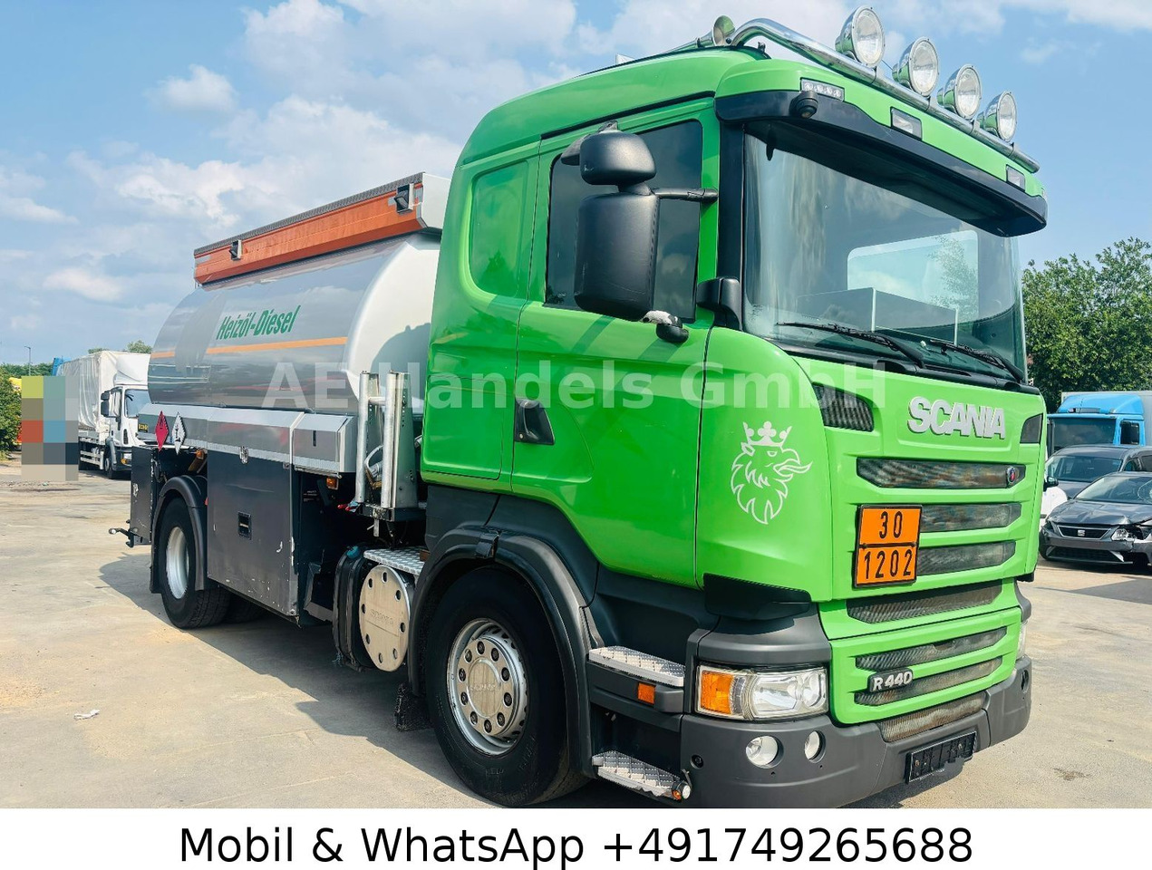 Scania R440 Rohr *Retarder/Oben-Unten/2-Kammern/14m³ - شاحنة صهريج: صورة 2 Scania R440 Rohr *Retarder/Oben-Unten/2-Kammern/14m³ - شاحنة صهريج: صورة 2