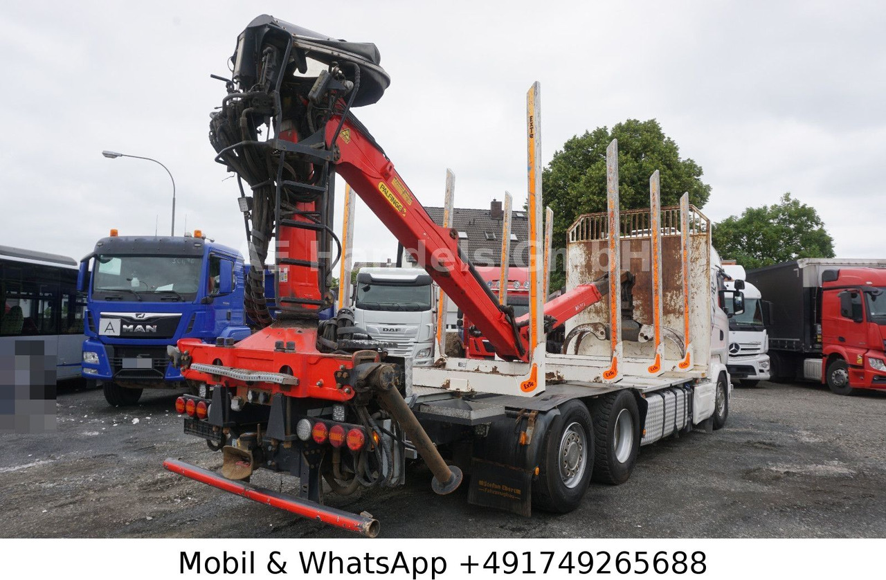 Scania R580 V8 Highline Palfinger-M120L97 *Retarder/ACC - شاحنة قطع الأشجار, شاحنة كرين: صورة 4 Scania R580 V8 Highline Palfinger-M120L97 *Retarder/ACC - شاحنة قطع الأشجار, شاحنة كرين: صورة 4