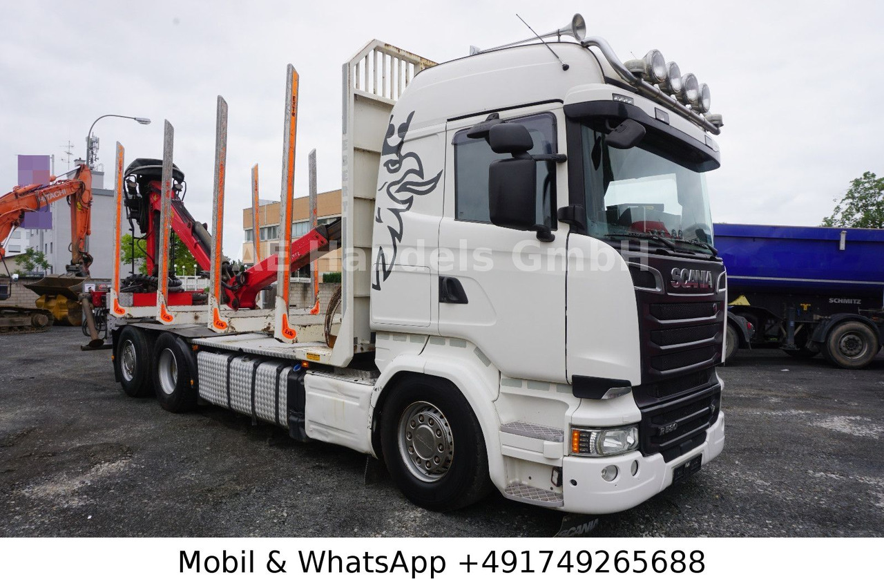 Scania R580 V8 Highline Palfinger-M120L97 *Retarder/ACC - شاحنة قطع الأشجار, شاحنة كرين: صورة 2 Scania R580 V8 Highline Palfinger-M120L97 *Retarder/ACC - شاحنة قطع الأشجار, شاحنة كرين: صورة 2