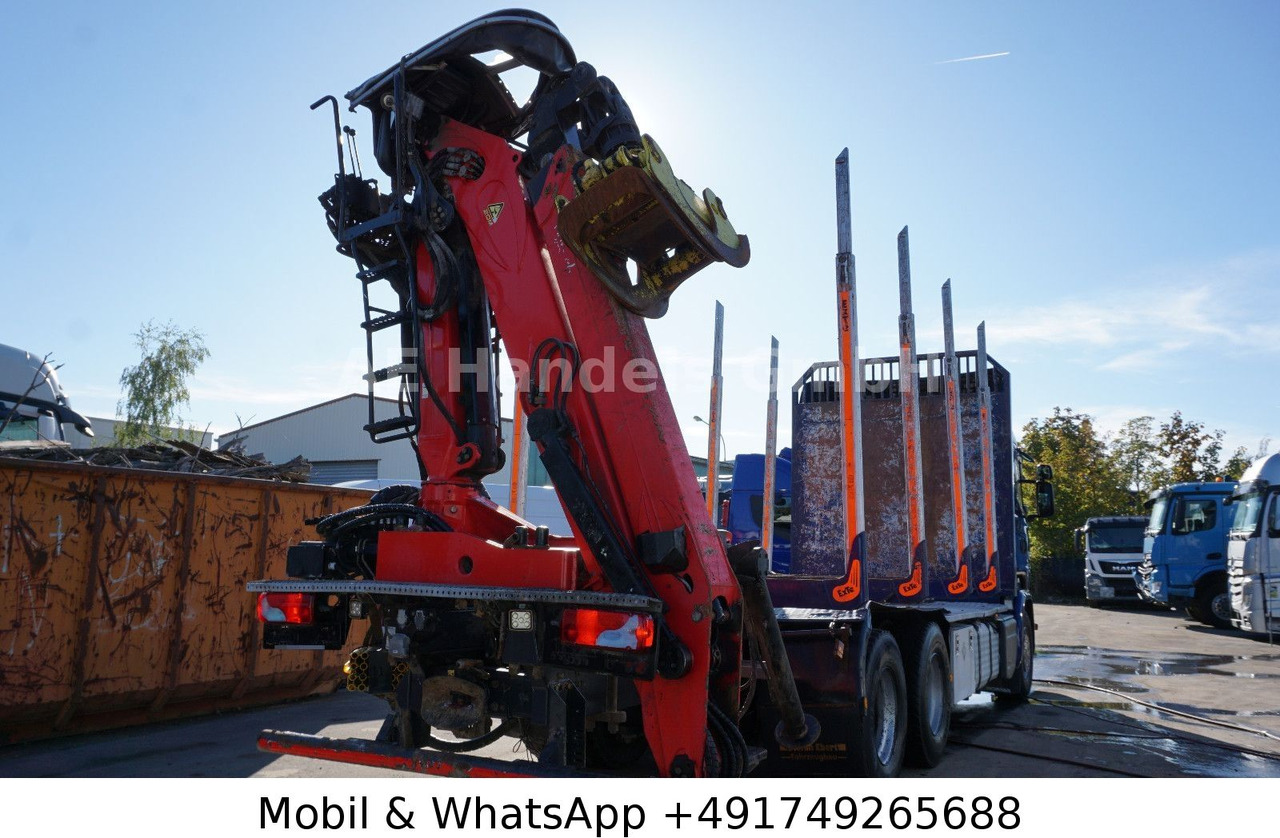 Scania R580 V8 LL 6x4 Palfinger-M120Z79 *Retarder/ACC - شاحنة قطع الأشجار, شاحنة كرين: صورة 3 Scania R580 V8 LL 6x4 Palfinger-M120Z79 *Retarder/ACC - شاحنة قطع الأشجار, شاحنة كرين: صورة 3