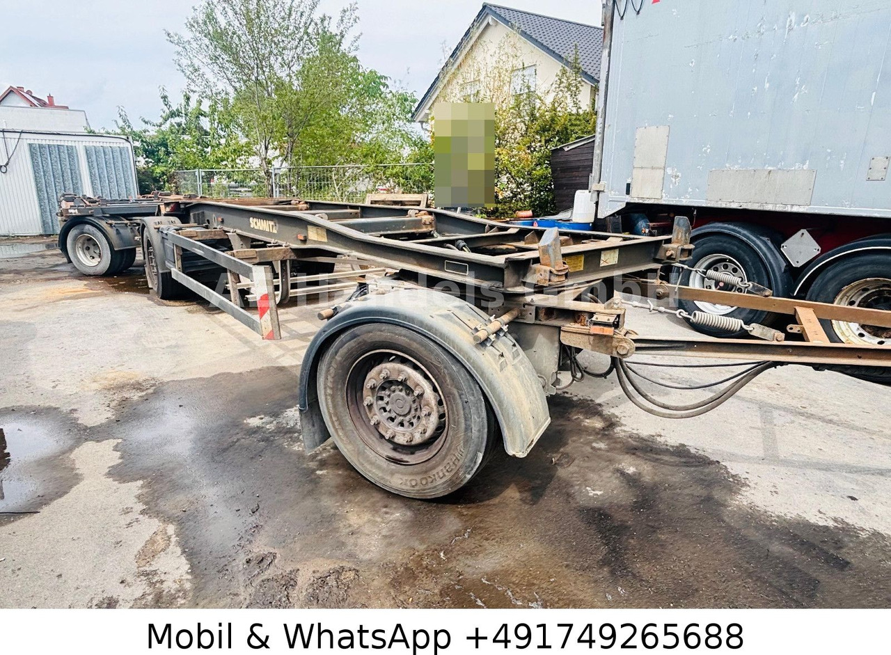 Schmitz Cargobull ACF 18 Abroll-Container Drehschemel *Wabco - مقطورة هوك ليفت/ لود لوجر: صورة 1 Schmitz Cargobull ACF 18 Abroll-Container Drehschemel *Wabco - مقطورة هوك ليفت/ لود لوجر: صورة 1