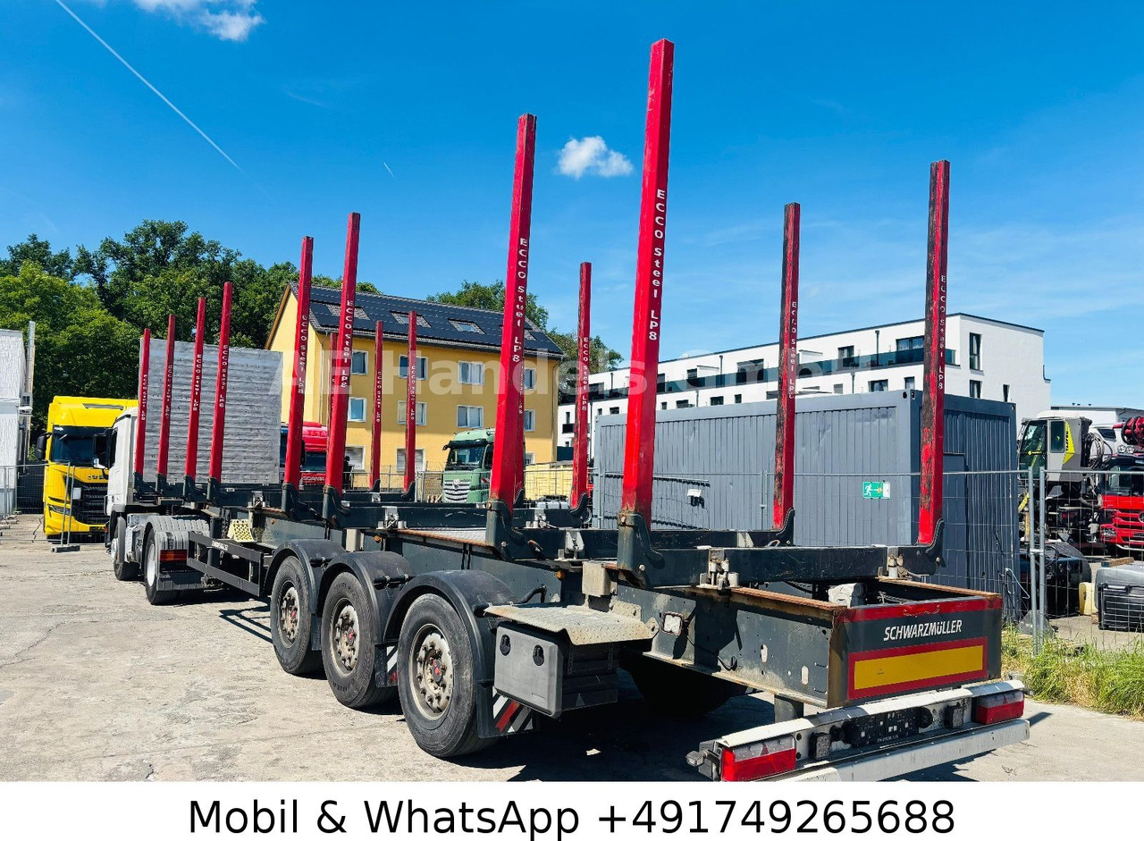 Schwarzmüller S1 Y-Serie Lang-Holz *8x Rungen/Liftachse/Alcoa - نصف مقطورة اخشاب: صورة 4 Schwarzmüller S1 Y-Serie Lang-Holz *8x Rungen/Liftachse/Alcoa - نصف مقطورة اخشاب: صورة 4
