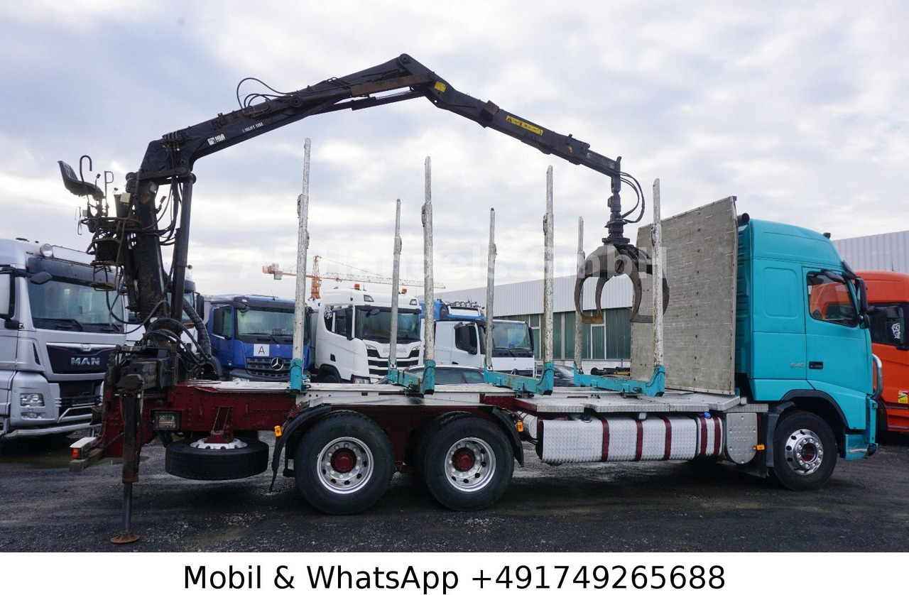 Volvo FH 540 Globe BL 6x4 Hiab 115z-80  *VEB+/AHK - شاحنة قطع الأشجار, شاحنة كرين: صورة 3 Volvo FH 540 Globe BL 6x4 Hiab 115z-80  *VEB+/AHK - شاحنة قطع الأشجار, شاحنة كرين: صورة 3