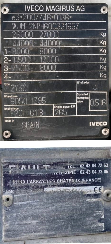 شاحنة سحب Iveco STRALIS 360 e6 A Réparer: صورة 9