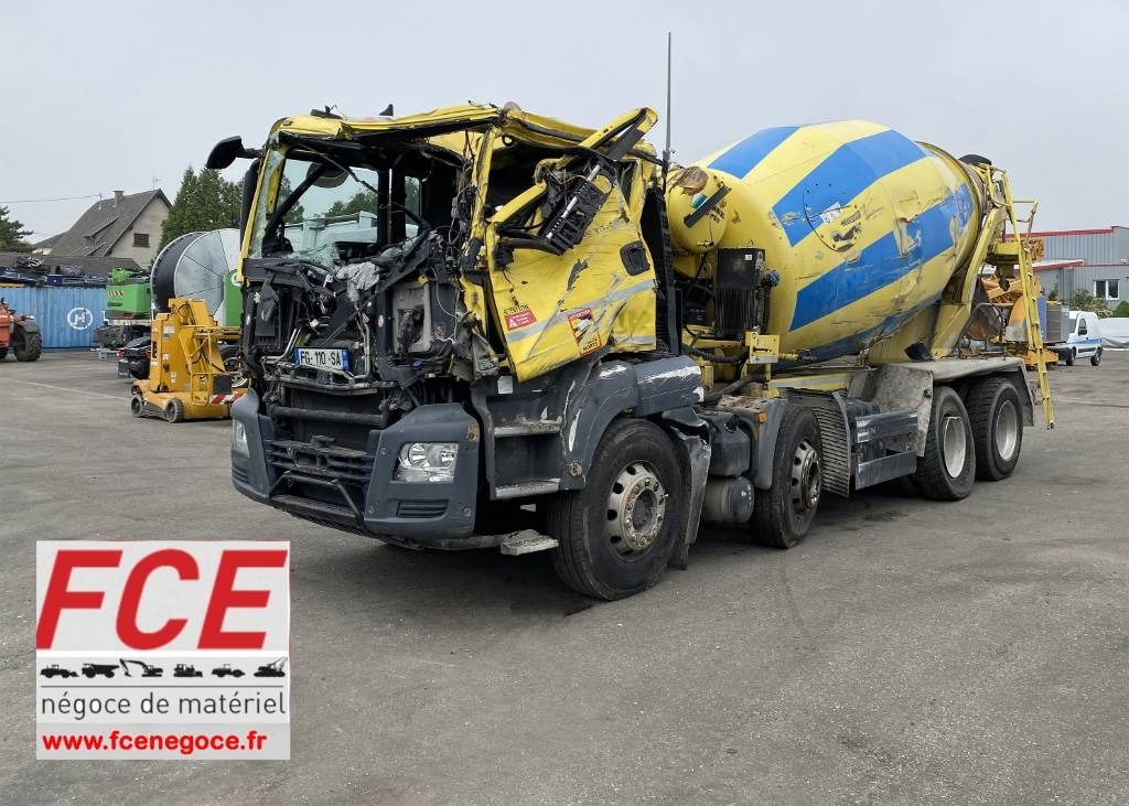 MAN MAN TGS 32-420 / STETTER AM-UltraEco endommagé - شاحنة خلاطة خرسانة: صورة 1 MAN MAN TGS 32-420 / STETTER AM-UltraEco endommagé - شاحنة خلاطة خرسانة: صورة 1