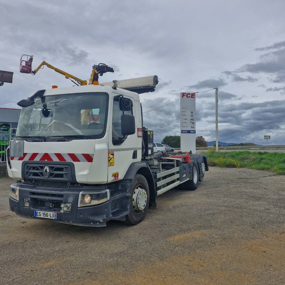 Renault D Wide 380 - شاحنة ذات خطاف: صورة 1 Renault D Wide 380 - شاحنة ذات خطاف: صورة 1