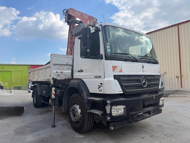 Mercedes AXOR 1828 BENNE GRUE FASSI - شاحنة قلاب, شاحنة كرين: صورة 3 Mercedes AXOR 1828 BENNE GRUE FASSI - شاحنة قلاب, شاحنة كرين: صورة 3