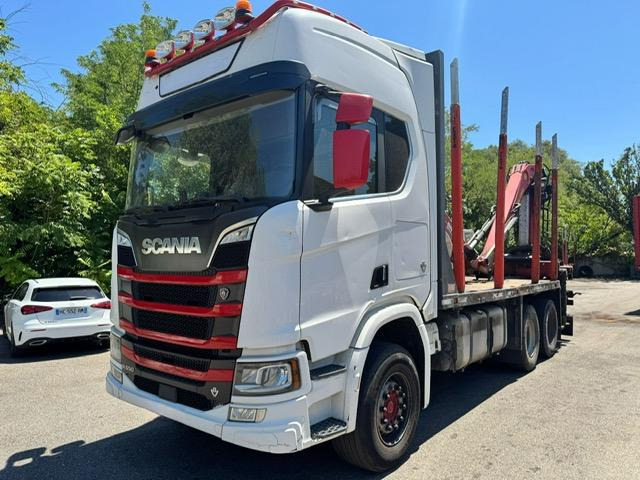 Scania R 650 - شاحنة قطع الأشجار, شاحنة كرين: صورة 3 Scania R 650 - شاحنة قطع الأشجار, شاحنة كرين: صورة 3