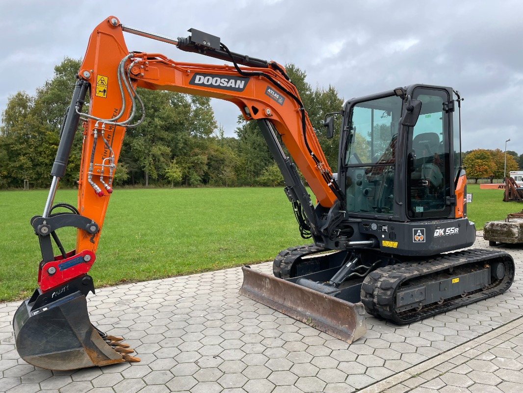 Doosan DX55R-7 - حفارة مُصَّغرة: صورة 1 Doosan DX55R-7 - حفارة مُصَّغرة: صورة 1