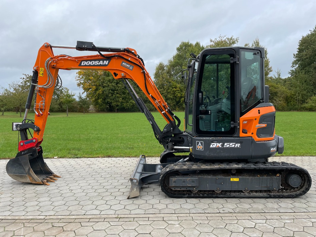 Doosan DX55R-7 - حفارة مُصَّغرة: صورة 3 Doosan DX55R-7 - حفارة مُصَّغرة: صورة 3