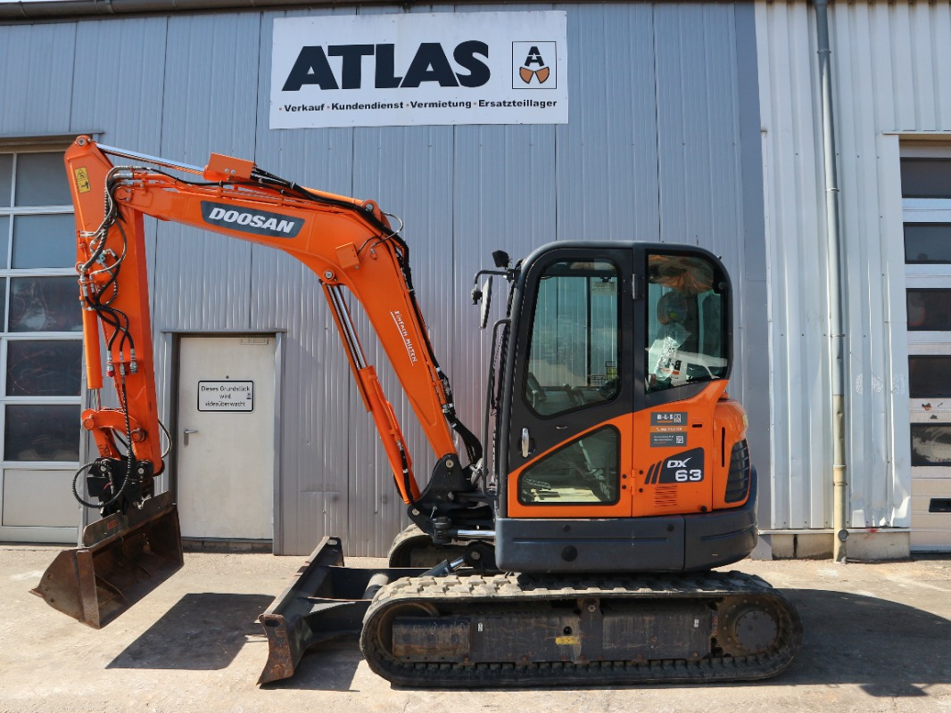 Doosan DX63-3 - حفارة مُصَّغرة: صورة 2 Doosan DX63-3 - حفارة مُصَّغرة: صورة 2