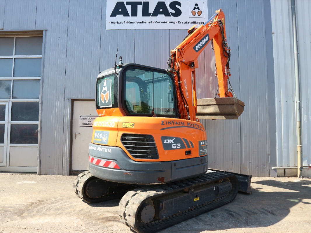 Doosan DX63-3 - حفارة مُصَّغرة: صورة 3 Doosan DX63-3 - حفارة مُصَّغرة: صورة 3