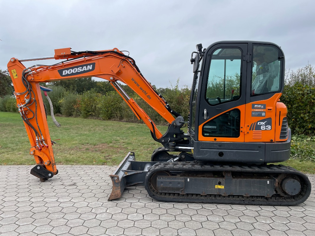 Doosan DX63-3 - حفارة مُصَّغرة: صورة 3 Doosan DX63-3 - حفارة مُصَّغرة: صورة 3