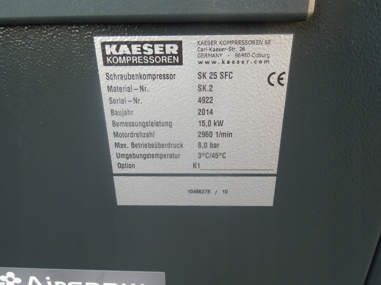 KAESER SK25 SFC - الضاغط: صورة 4 KAESER SK25 SFC - الضاغط: صورة 4