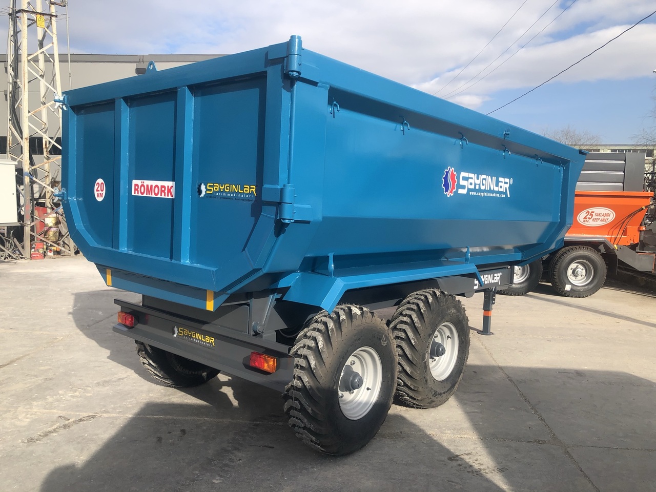 SAYGINLAR 8 TON DUMP TRAILER - مقطورة قلاب: صورة 2 SAYGINLAR 8 TON DUMP TRAILER - مقطورة قلاب: صورة 2