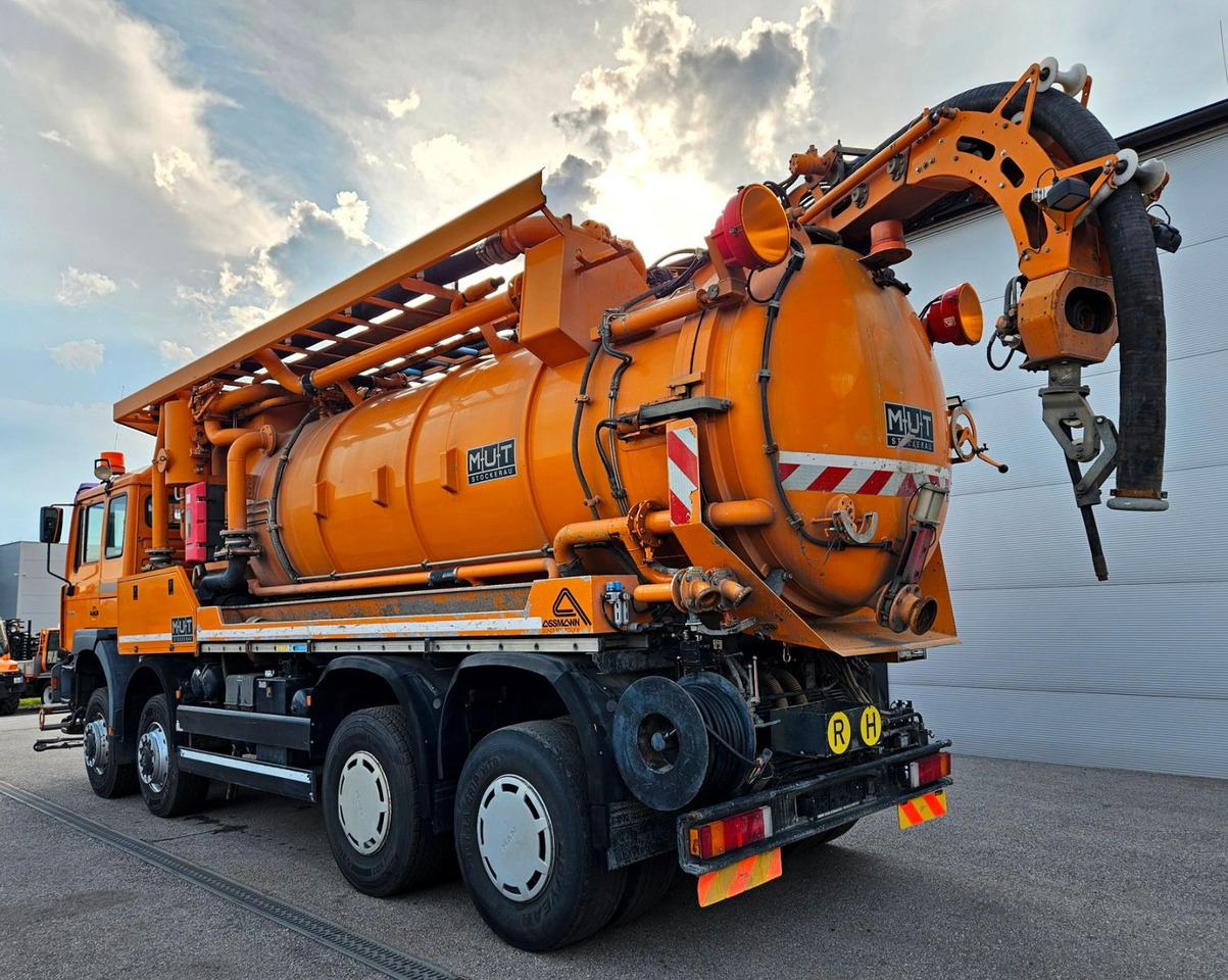 MAN FE35.410 8x6 Assmann Kanalspüler V2A Recycling - شاحنة الشفط: صورة 3 MAN FE35.410 8x6 Assmann Kanalspüler V2A Recycling - شاحنة الشفط: صورة 3