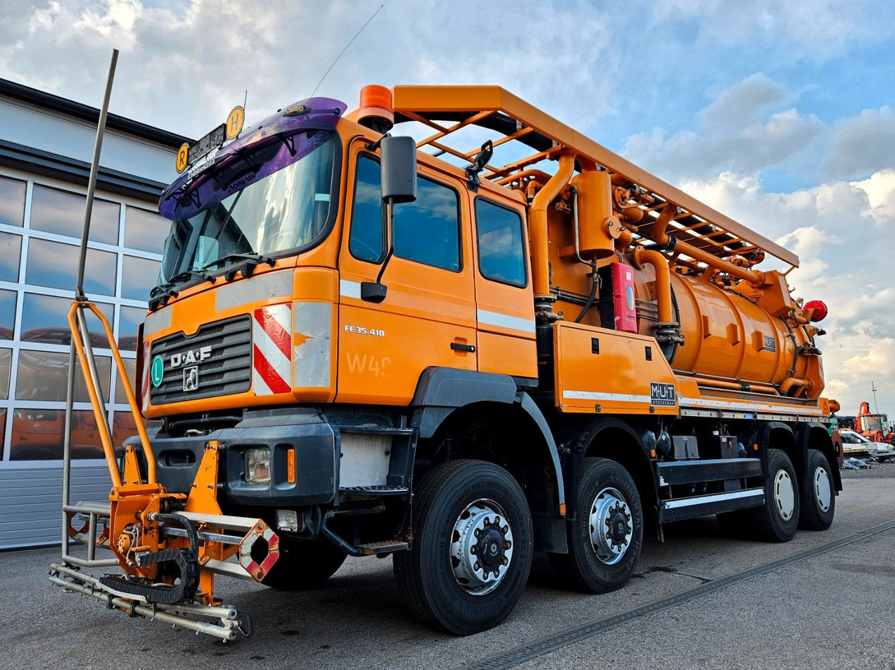 MAN FE35.410 8x6 Assmann Kanalspüler V2A Recycling - شاحنة الشفط: صورة 1 MAN FE35.410 8x6 Assmann Kanalspüler V2A Recycling - شاحنة الشفط: صورة 1