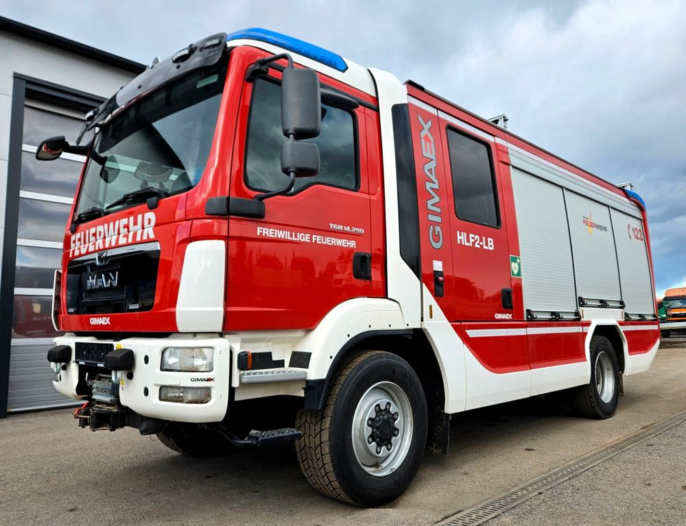 MAN TGM 13.290 4x4 BL Feuerwehr HLF2-LB Gimaex - شاحنة: صورة 1 MAN TGM 13.290 4x4 BL Feuerwehr HLF2-LB Gimaex - شاحنة: صورة 1