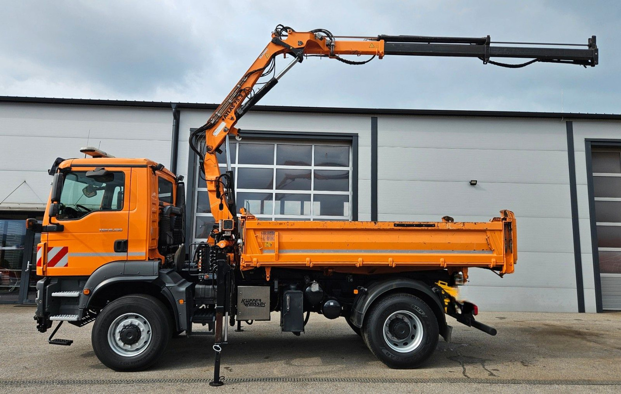 MAN TGM 18.290 4x4 Atlas 75.2 Kran Funk Euro6 - شاحنة قلاب, شاحنة كرين: صورة 2 MAN TGM 18.290 4x4 Atlas 75.2 Kran Funk Euro6 - شاحنة قلاب, شاحنة كرين: صورة 2
