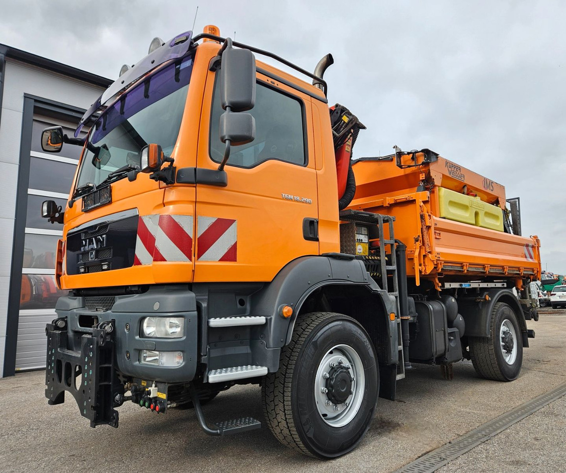 MAN TGM 18.290 4x4 Palfinger PK7001 Kran Funk Euro5 - شاحنة قلاب, شاحنة كرين: صورة 4 MAN TGM 18.290 4x4 Palfinger PK7001 Kran Funk Euro5 - شاحنة قلاب, شاحنة كرين: صورة 4
