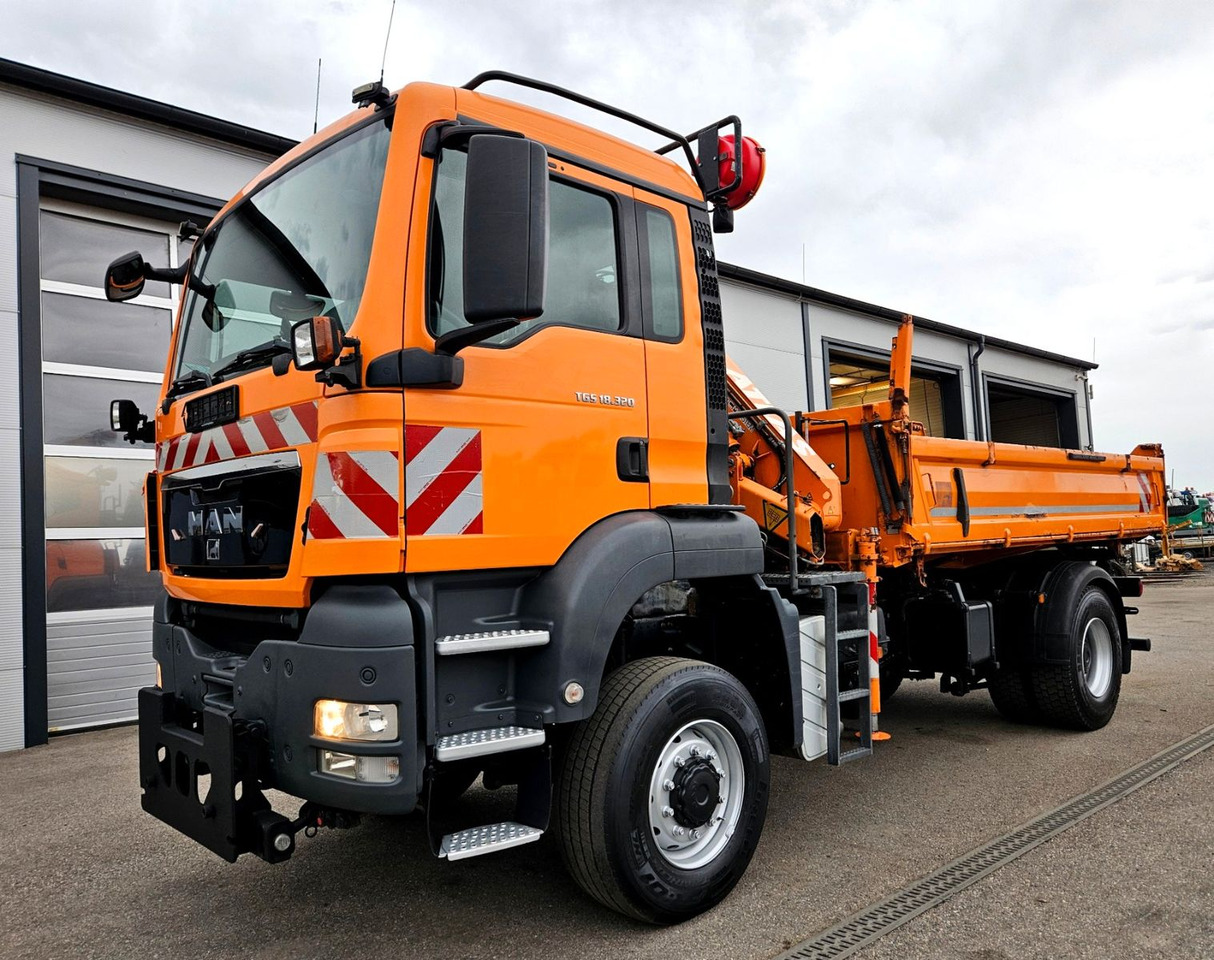MAN TGS 18.320 4x4 BL Atlas 65.2 Kran Euro5 - شاحنة قلاب, شاحنة كرين: صورة 1 MAN TGS 18.320 4x4 BL Atlas 65.2 Kran Euro5 - شاحنة قلاب, شاحنة كرين: صورة 1