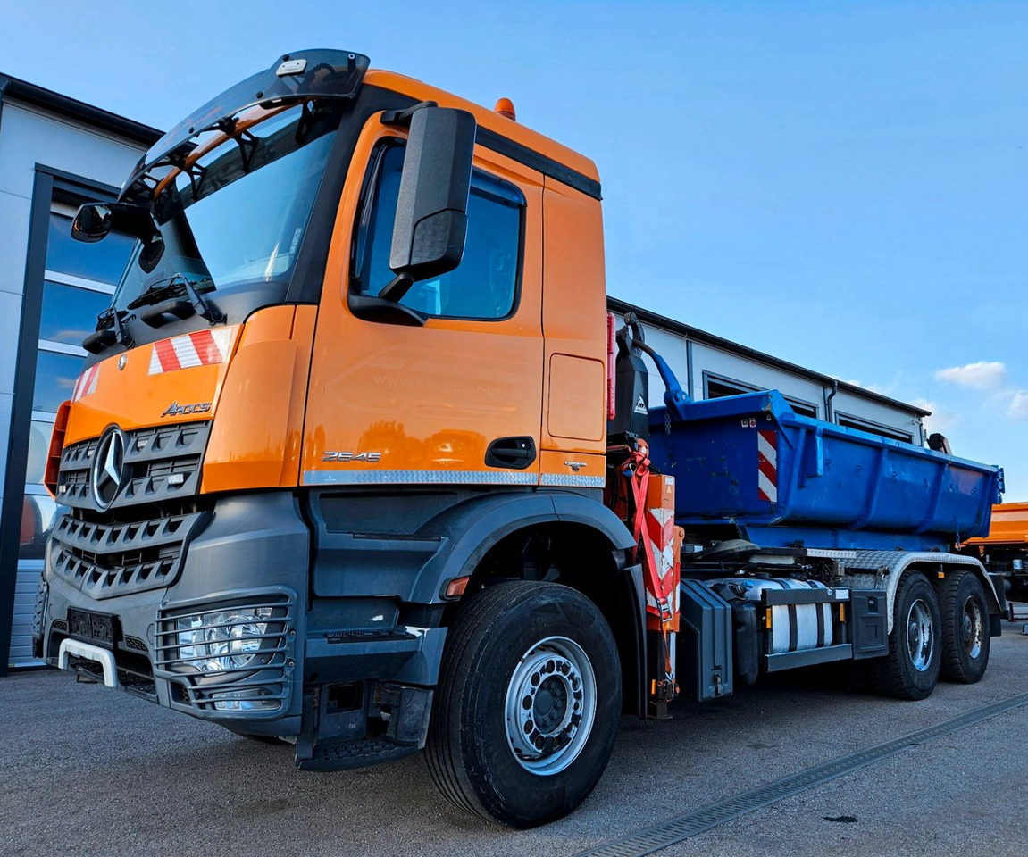 Mercedes-Benz AROCS 2645 6x4 Kran Atlas 240.2E A4 - شاحنة ذات خطاف, شاحنة كرين: صورة 1 Mercedes-Benz AROCS 2645 6x4 Kran Atlas 240.2E A4 - شاحنة ذات خطاف, شاحنة كرين: صورة 1