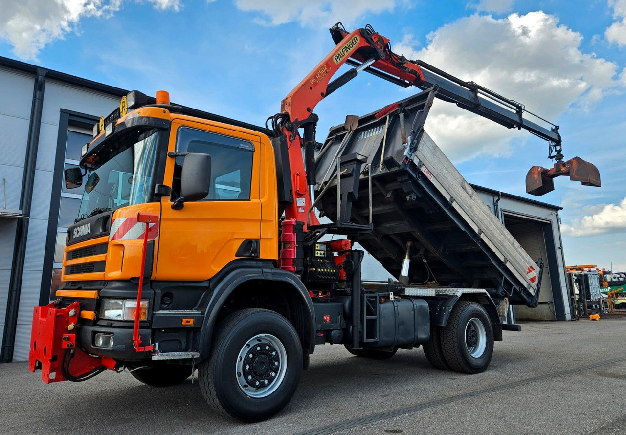Scania P114 CB 380 4x4 Palfinger PK12502 Kran Funk - شاحنة قلاب, شاحنة كرين: صورة 4 Scania P114 CB 380 4x4 Palfinger PK12502 Kran Funk - شاحنة قلاب, شاحنة كرين: صورة 4