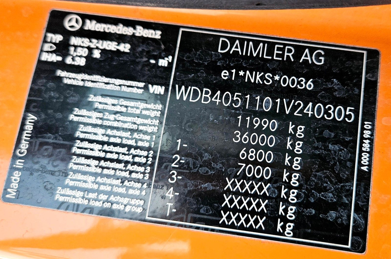 شاحنة قلاب Unimog U427 UGE Euro6 VarioPilot Hydrostat: صورة 16