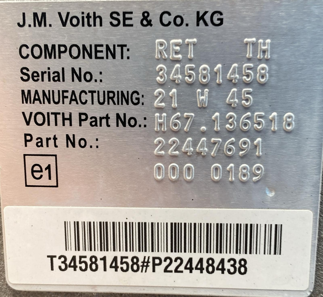 Cambio Volvo 500 D13K-6 - صندوق التروس: صورة 4 Cambio Volvo 500 D13K-6 - صندوق التروس: صورة 4