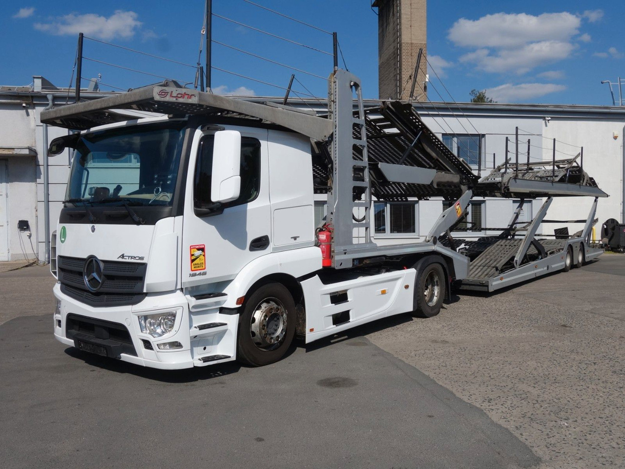 Mercedes-Benz Actros 1846 mit Euro LOHR, VDI Certificate - شاحنة نقل سيارات شاحنة: صورة 1 Mercedes-Benz Actros 1846 mit Euro LOHR, VDI Certificate - شاحنة نقل سيارات شاحنة: صورة 1