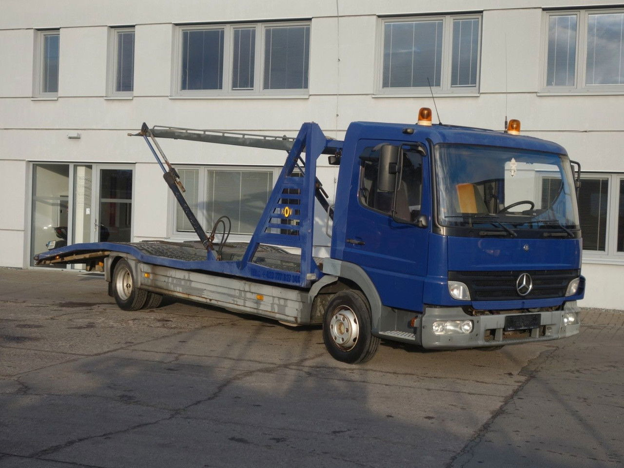 Mercedes-Benz Atego 815 für 2 PKW - شاحنة نقل سيارات شاحنة: صورة 1 Mercedes-Benz Atego 815 für 2 PKW - شاحنة نقل سيارات شاحنة: صورة 1