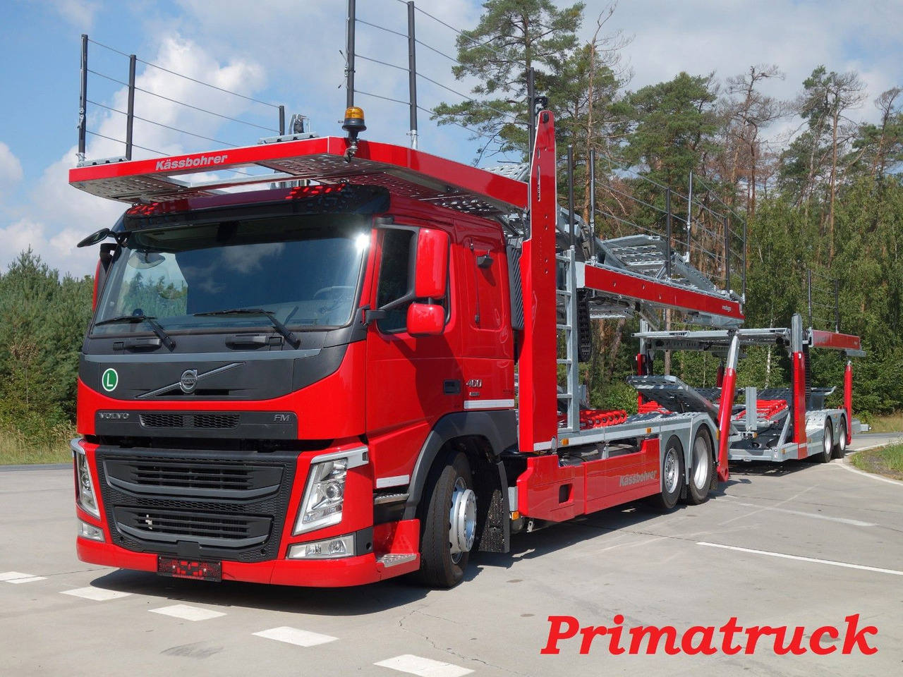 Volvo FM 460 6x2 Kassbohre Metago Pro / Intago tt, VDI - شاحنة نقل سيارات شاحنة: صورة 1 Volvo FM 460 6x2 Kassbohre Metago Pro / Intago tt, VDI - شاحنة نقل سيارات شاحنة: صورة 1