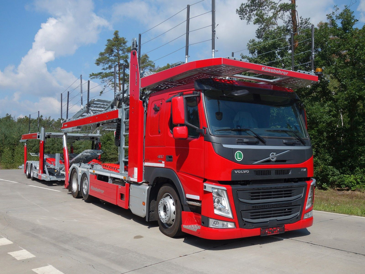 Volvo FM 460 6x2 Kassbohre Metago Pro / Intago tt, VDI - شاحنة نقل سيارات شاحنة: صورة 2 Volvo FM 460 6x2 Kassbohre Metago Pro / Intago tt, VDI - شاحنة نقل سيارات شاحنة: صورة 2