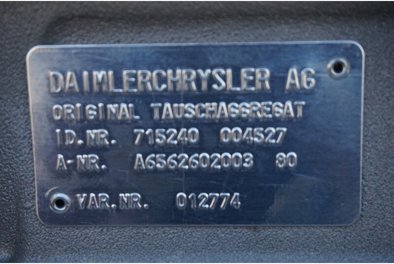 Mercedes-Benz G210-16/14.2-0.83EPS + VB VOITH 715240004527 - صندوق التروس - شاحنة: صورة 5 Mercedes-Benz G210-16/14.2-0.83EPS + VB VOITH 715240004527 - صندوق التروس - شاحنة: صورة 5