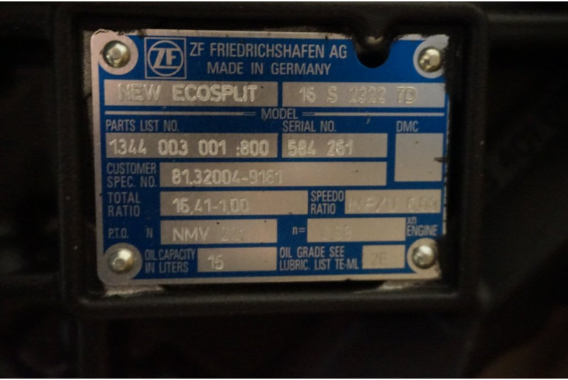 ZF 16S2322TD + NMV221 81.32004-6161 - صندوق التروس - شاحنة: صورة 5 ZF 16S2322TD + NMV221 81.32004-6161 - صندوق التروس - شاحنة: صورة 5