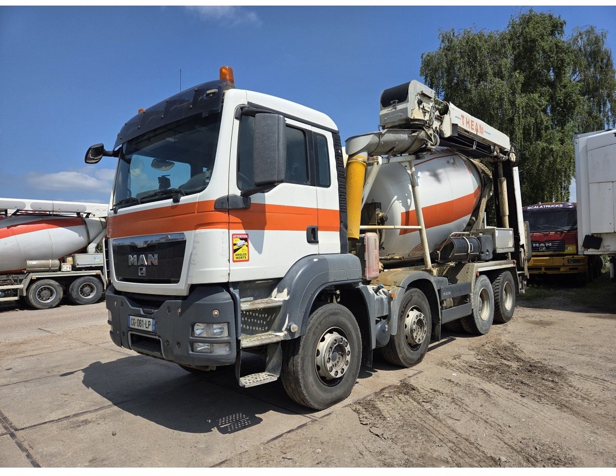 MAN TGS 35.400 8X4 Concrete Mixer Stetter Steelsuspension - شاحنة خلاطة خرسانة: صورة 1 MAN TGS 35.400 8X4 Concrete Mixer Stetter Steelsuspension - شاحنة خلاطة خرسانة: صورة 1