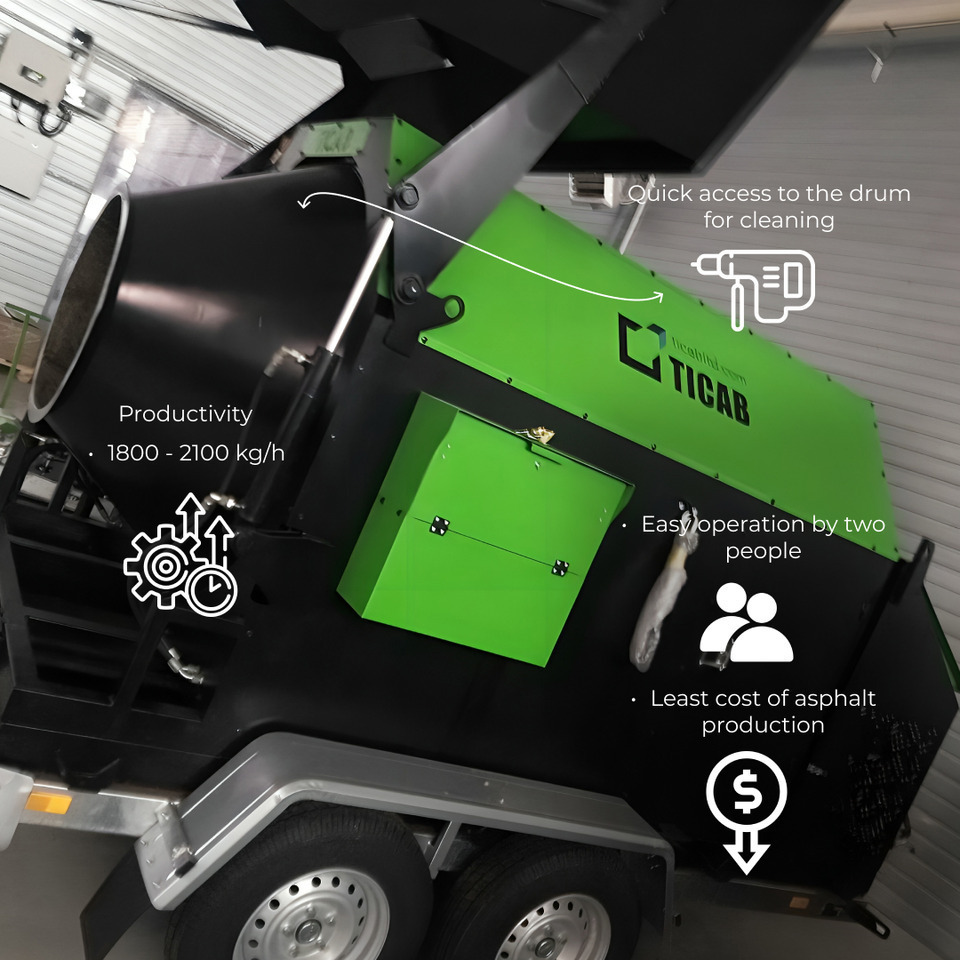 TICAB New Mini-asphalt plant, Asphalt Recycler, Manufacturer, 2.0 t per hour - مصنع الأسفلت: صورة 4 TICAB New Mini-asphalt plant, Asphalt Recycler, Manufacturer, 2.0 t per hour - مصنع الأسفلت: صورة 4