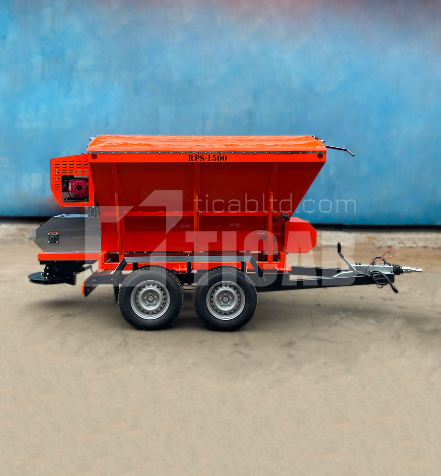 TICAB New Salt and Sand Spreader, Hopper spreader,Manufacturer, 1,5m³ - الحزام نصف مقطورة: صورة 3 TICAB New Salt and Sand Spreader, Hopper spreader,Manufacturer, 1,5m³ - الحزام نصف مقطورة: صورة 3