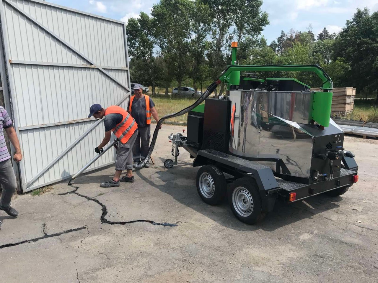 جديدة آلة أسفلت TICAB Сrack Sealing Machine, Asphalt Crack Fill Machine, 500 L, Manufacturer, mašīna asfalta šuvju un plaisu aizpildīšanai BPM-500: صورة 5