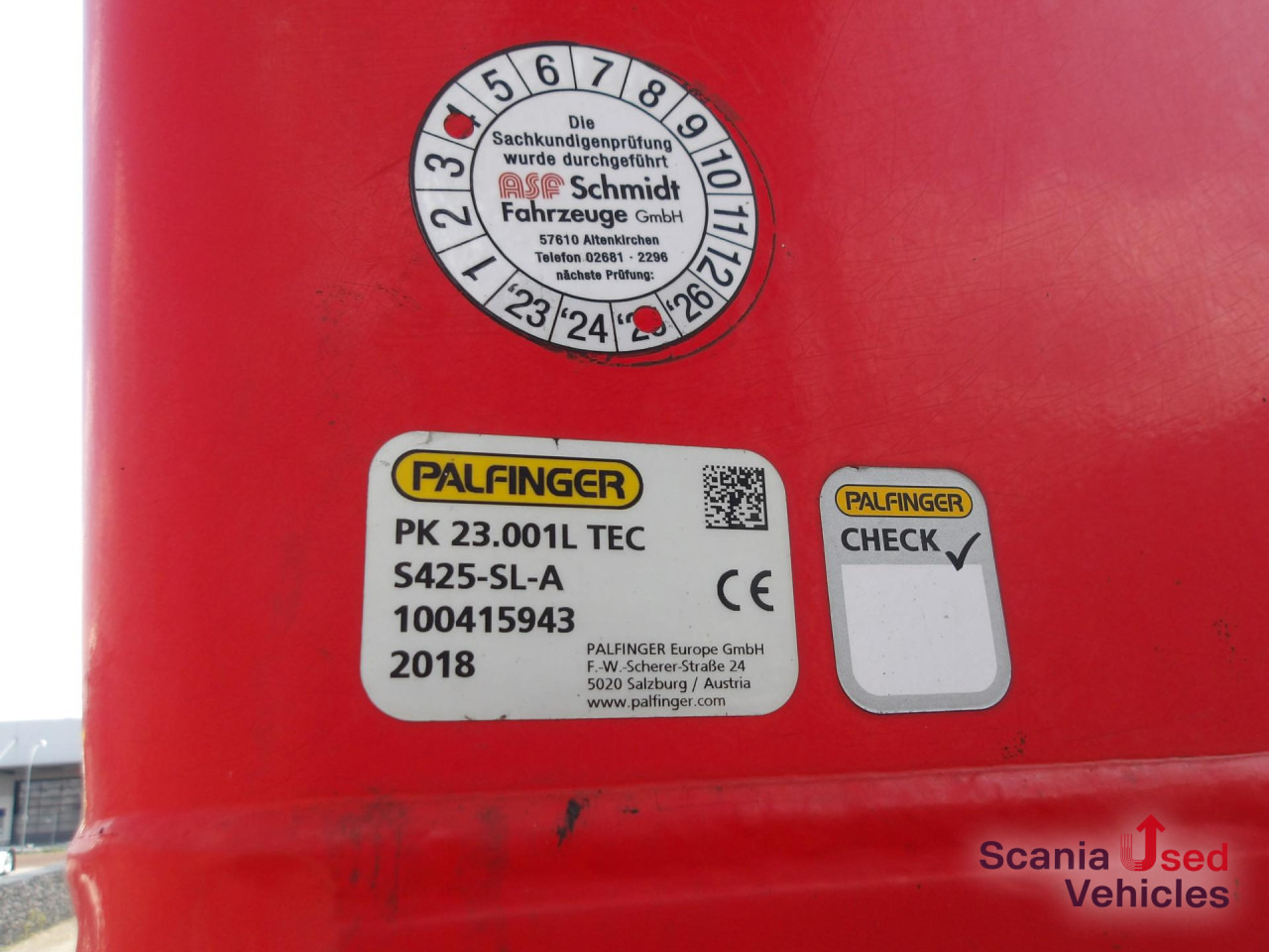 SCANIA R580 - 6x2*4 - V8 - PALFINGER PK 23.001L TEC3 - شاحنات مسطحة, شاحنة كرين: صورة 4 SCANIA R580 - 6x2*4 - V8 - PALFINGER PK 23.001L TEC3 - شاحنات مسطحة, شاحنة كرين: صورة 4