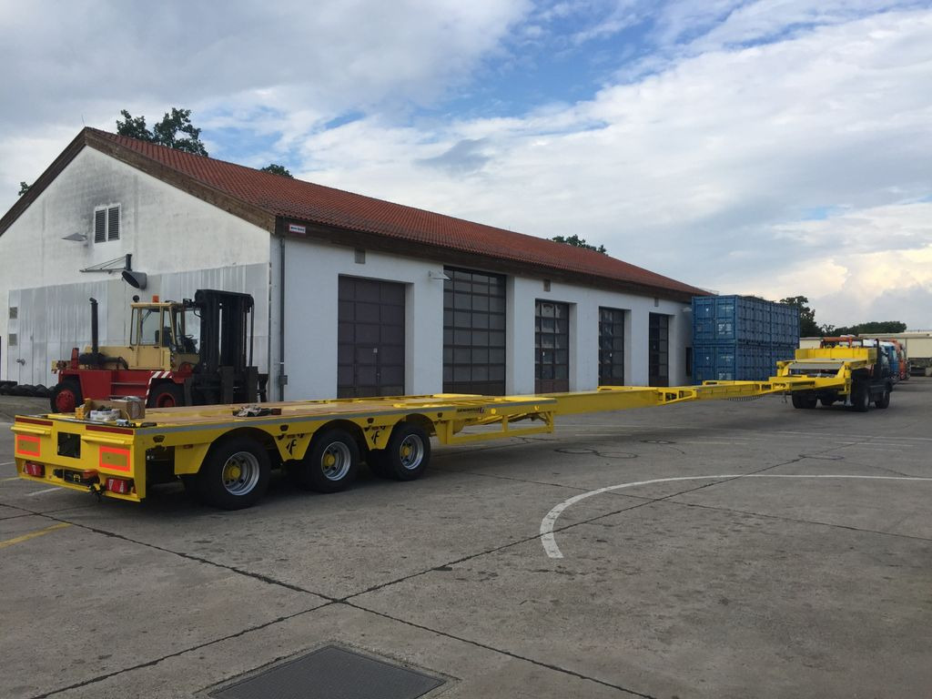 Faymonville STZ-3WAAA, 49.5ton, teleskopierbar - عربة منخفضة مسطحة نصف مقطورة: صورة 2 Faymonville STZ-3WAAA, 49.5ton, teleskopierbar - عربة منخفضة مسطحة نصف مقطورة: صورة 2