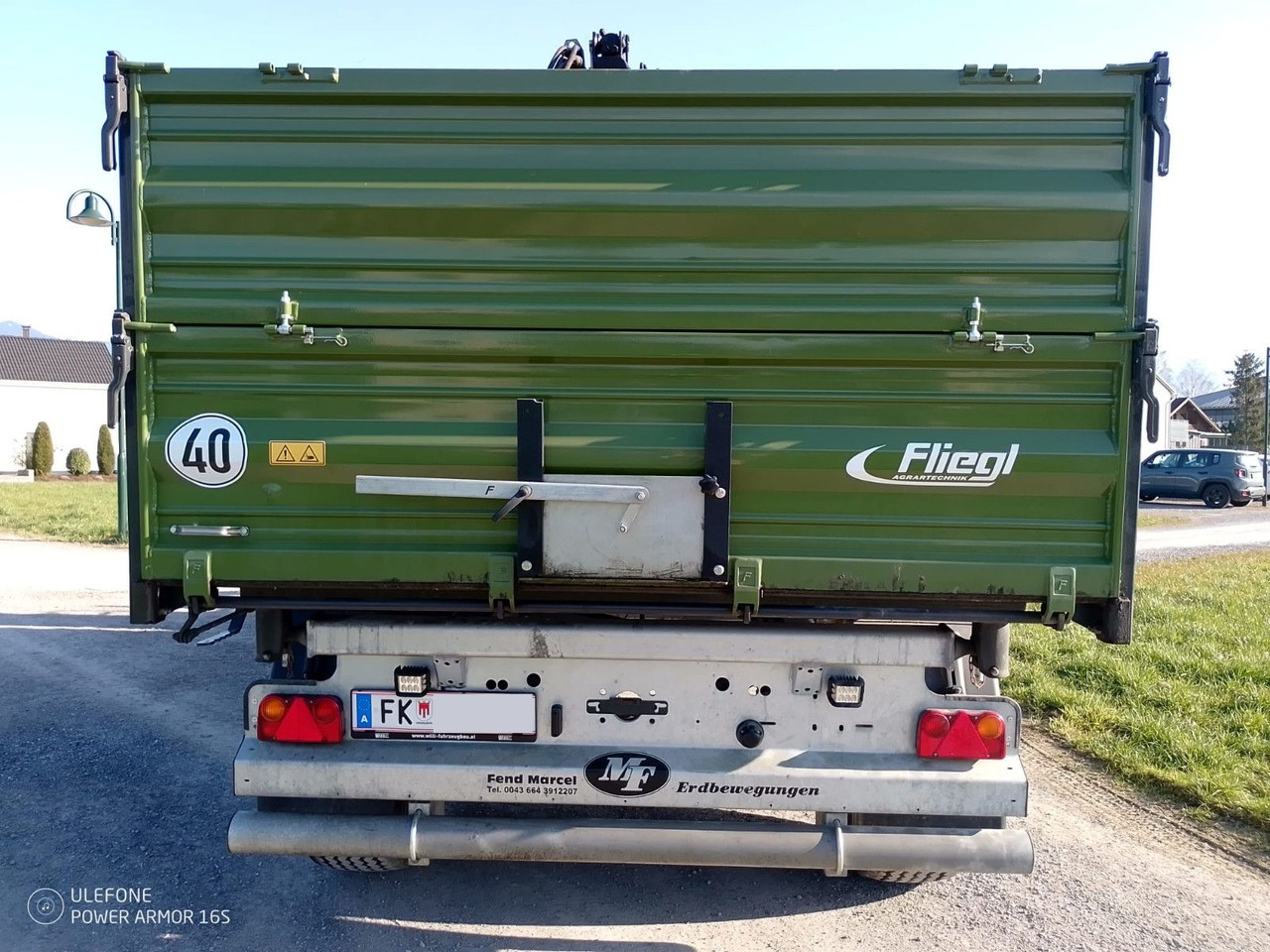 Fliegl TDK160, Agraranhänger, Fassi F110, EU Papiere - مقطورة قلاب: صورة 5 Fliegl TDK160, Agraranhänger, Fassi F110, EU Papiere - مقطورة قلاب: صورة 5