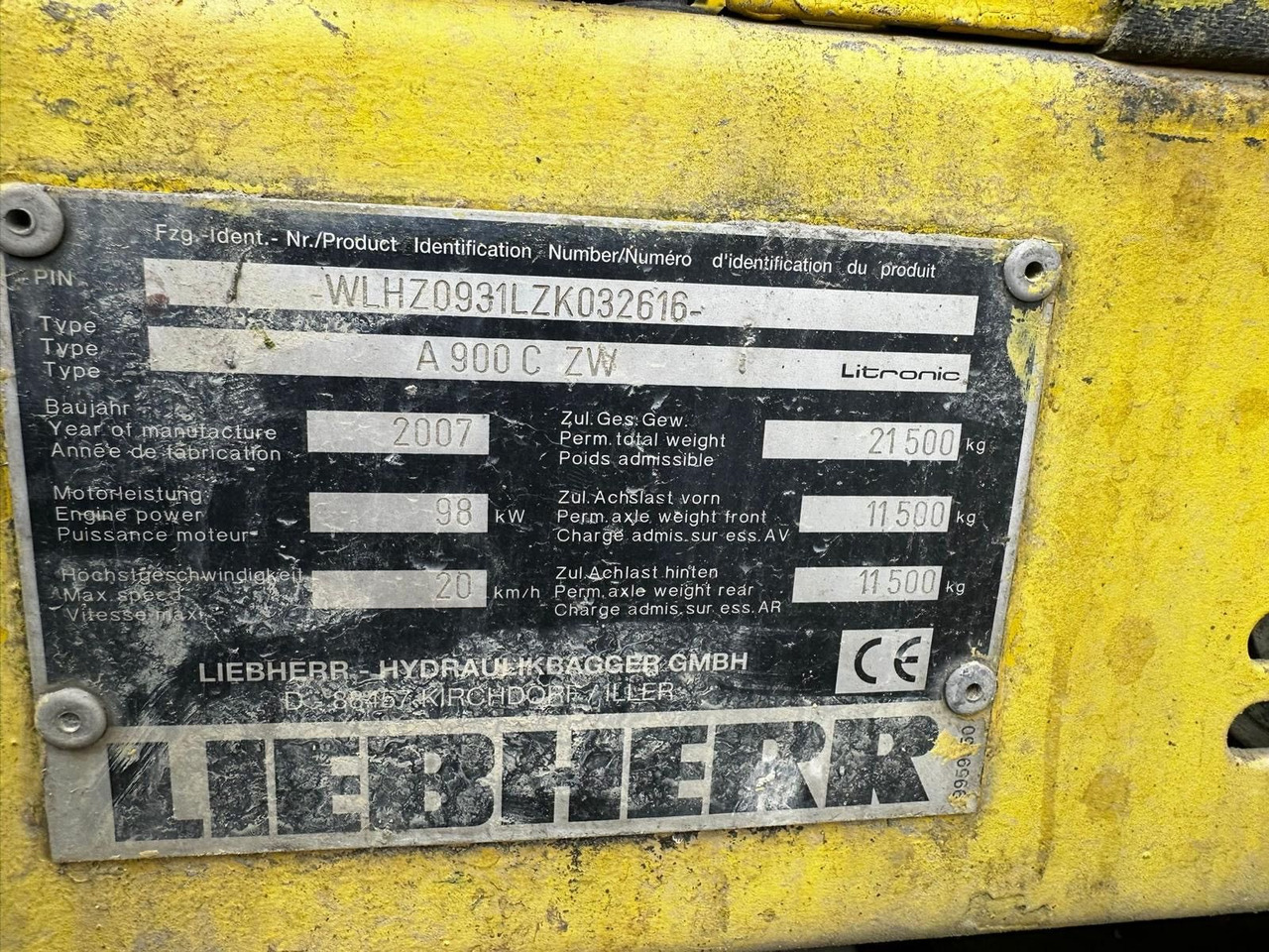 Liebherr A900C ZW Litronic PFS 2, Rail+Road, Gleisbagger - حفارة دولاب: صورة 3 Liebherr A900C ZW Litronic PFS 2, Rail+Road, Gleisbagger - حفارة دولاب: صورة 3