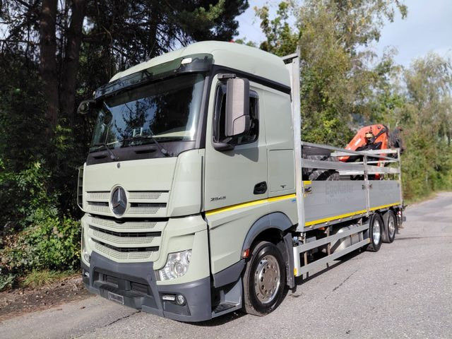 Mercedes-Benz Actros 2545 6x2, E6, Retarder, Effer 265/6S - شاحنة كرين: صورة 1 Mercedes-Benz Actros 2545 6x2, E6, Retarder, Effer 265/6S - شاحنة كرين: صورة 1